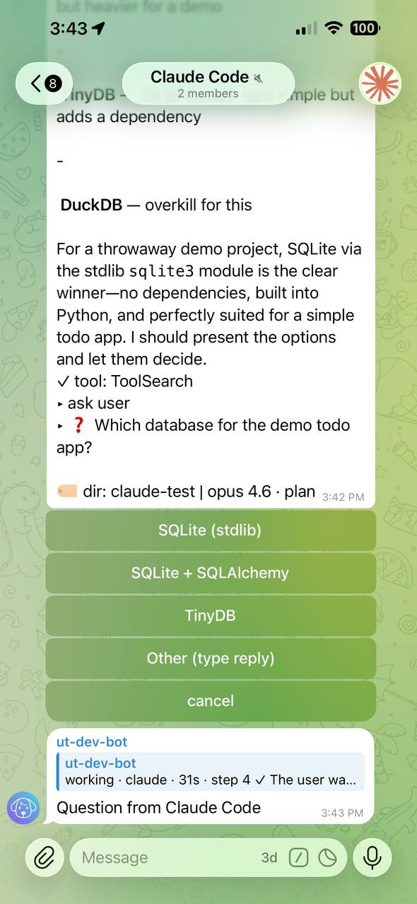 AskUserQuestion with option buttons